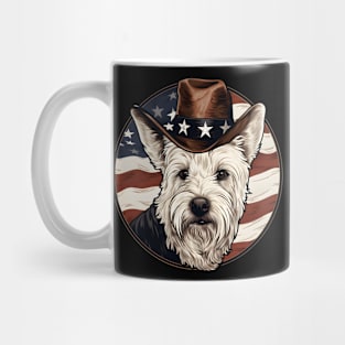 West Highland White Terrier 4th of July Mug